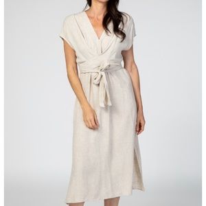 Beautiful linen midi dress NWT